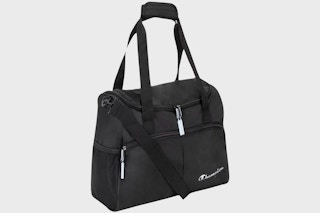 Champion Duffle Weekender Bag over gray solid template