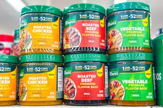 knorr premium flavor bases on shelf at store