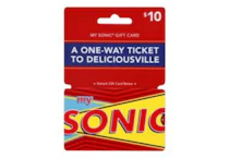 Sonic $10 Gift Card