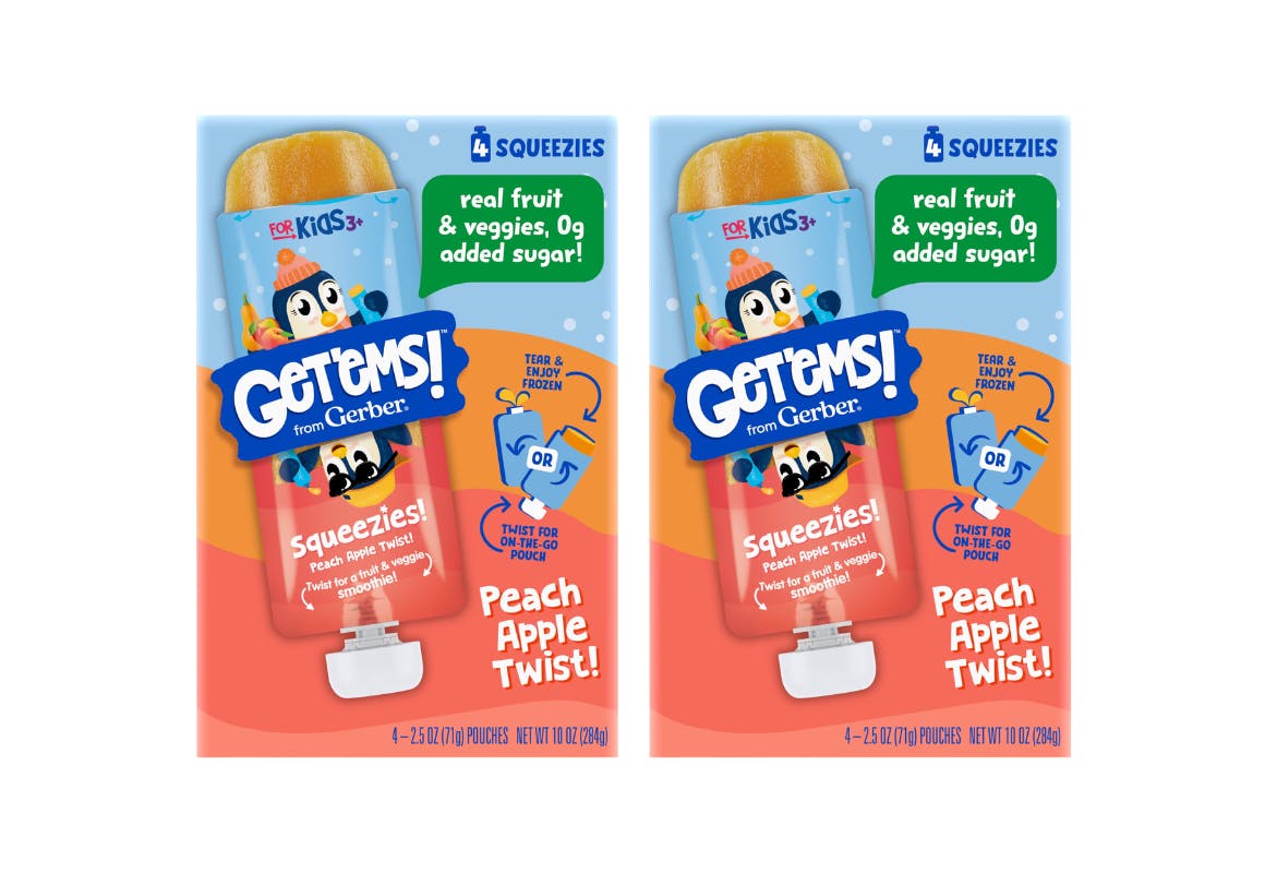 2 Get’ems!® from Gerber® 4-Packs