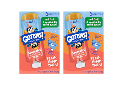 2 Get’ems!® from Gerber® 4-Packs