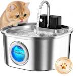Voluas Stainless Steel Cat Fountain