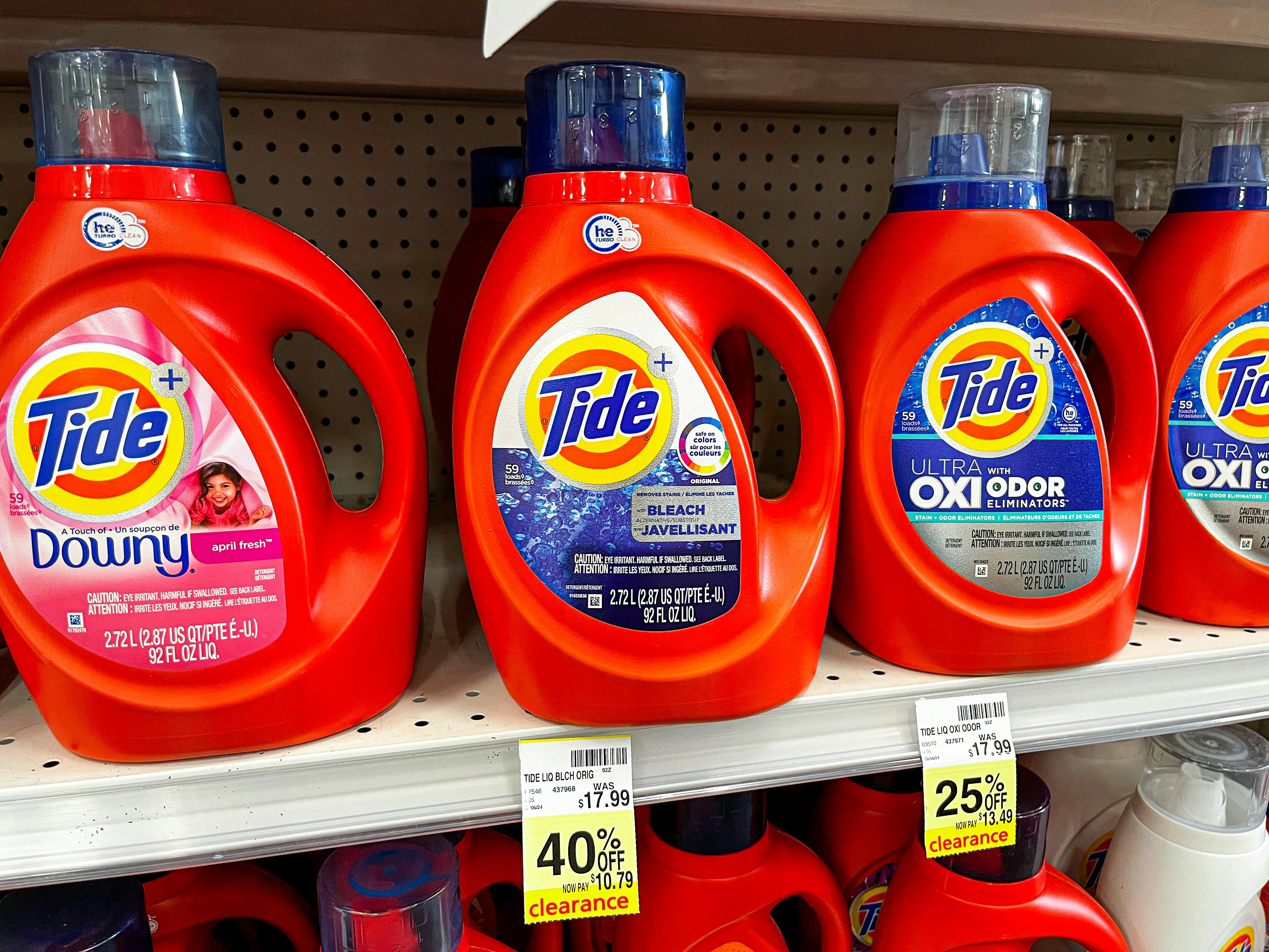 Tide Detergent With Bleach Alternative