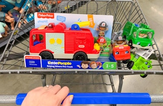 fisher-price little people toys in walmart cart