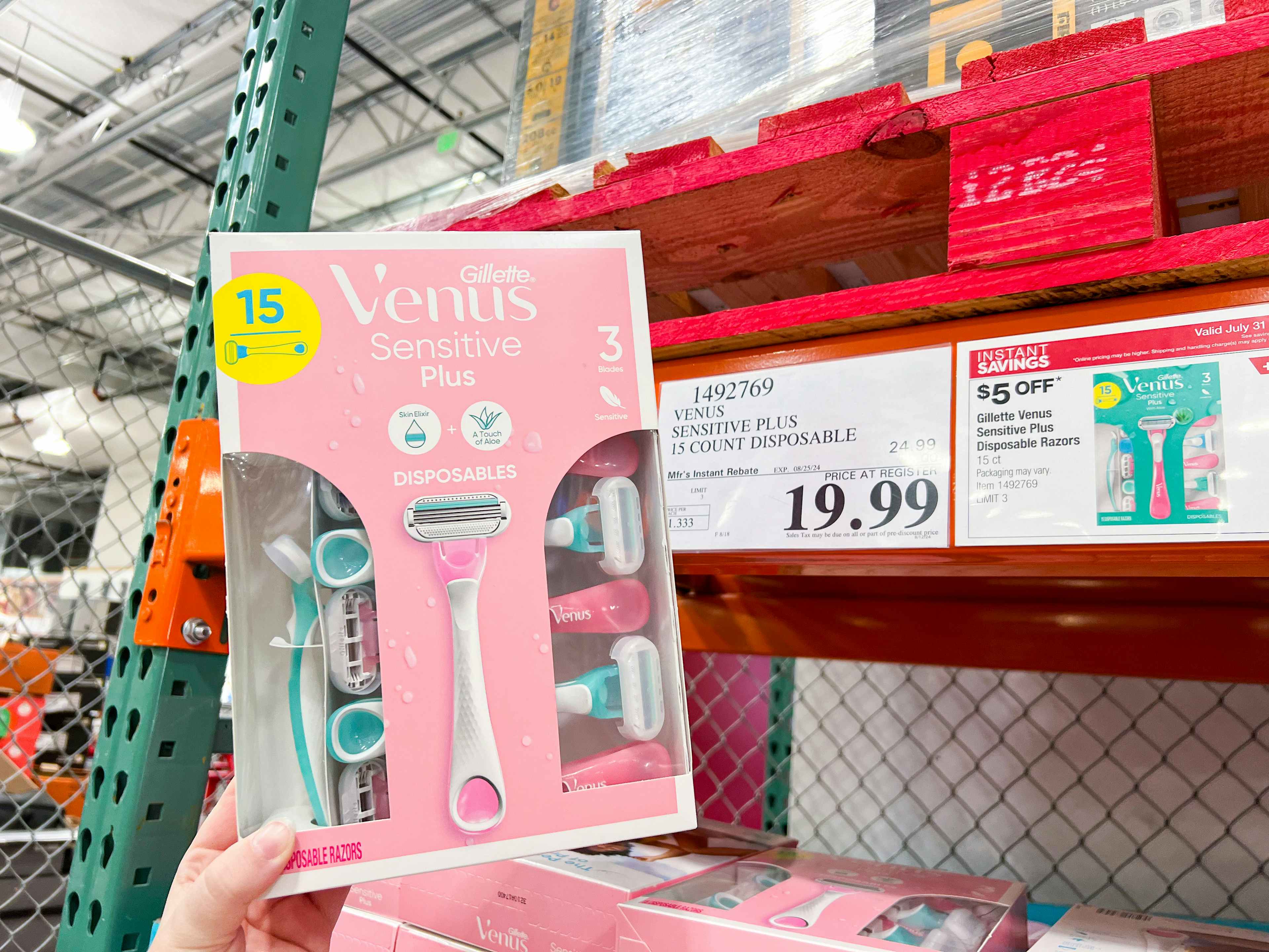 costco venus sensitive razor 2