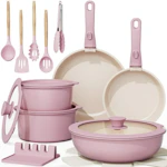 Astercook Nonstick Ceramic Cookware Set