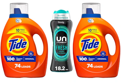 2 Tide + 1 Downy