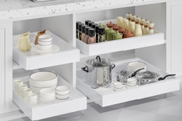 Pull-Out Cabinet Organizer, Just $14.49 With Amazon Coupon card image