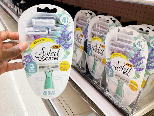 Bic Soleil Escape Razors 12-Count, as Low as $8 on Amazon card image