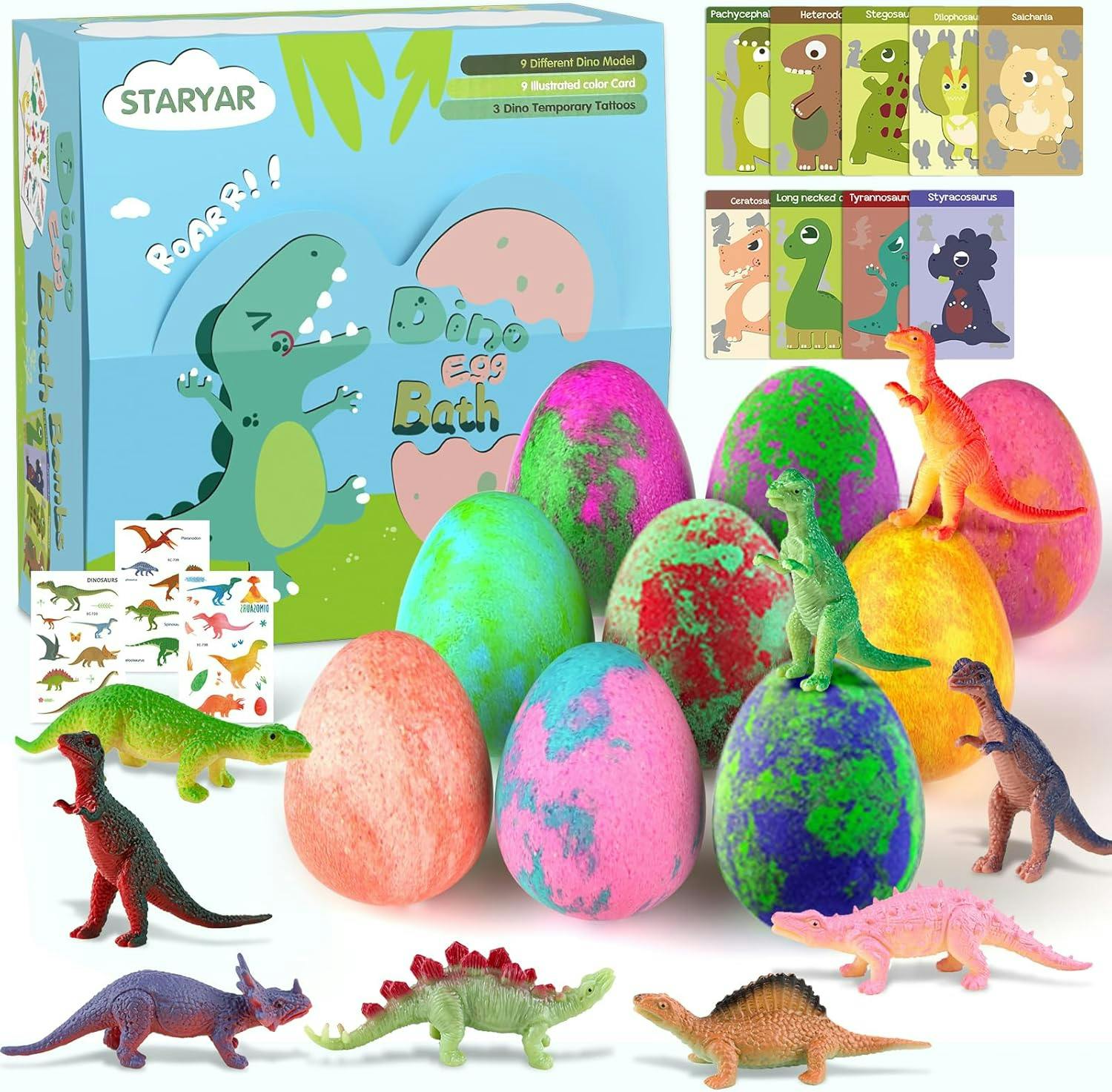 Kids' Dinosaur Egg Bath Bombs