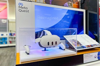 meta quest headset display at target