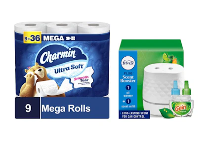 1 Charmin + 1 Febreze