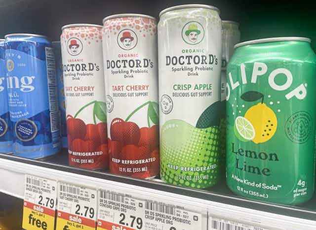 Get 4 Cans of Doctor D's Drinks for Free at Meijer card image