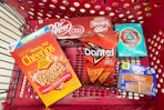 target matchup groceries in shopping cart