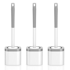 Toilet Brush & Holder 3-Pack
