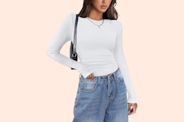 Women's Ribbed Long Sleeve Shirt