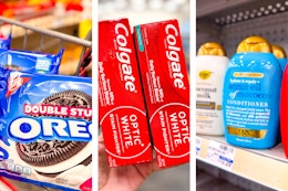 Last-Chance CVS Deals: $0.49 Colgate, $1.74 OGX, $2.50 Oreos, and More card image