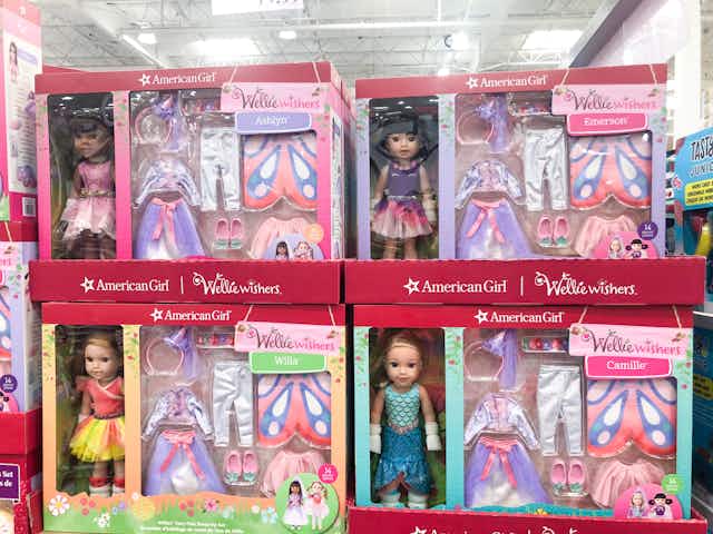 Costco Cyber Monday: $80 American Girl WellieWishers Doll Set (Reg. $100) card image
