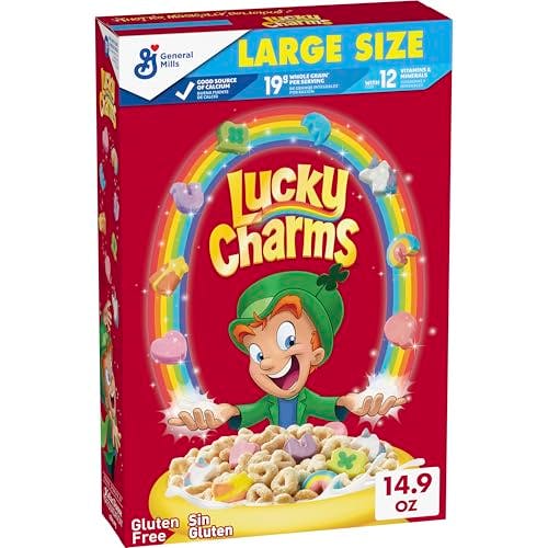 2 Lucky Charms Cereal Boxes