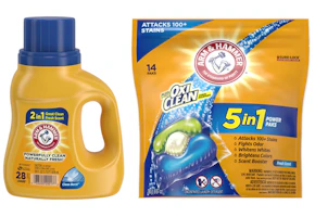 2 Arm & Hammer Laundry Items (42 Loads)