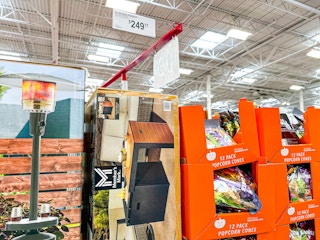 gas fire pit with sliding table