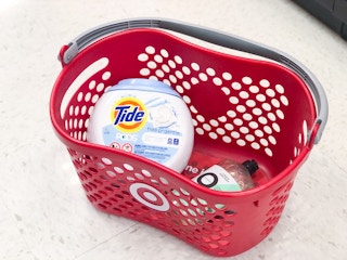 tide pods in basket