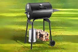 Charcoal Grill With Side Table, Only $79.99 With Amazon Discount card image