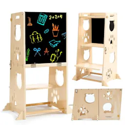 Collapsible Toddler Kitchen Stool