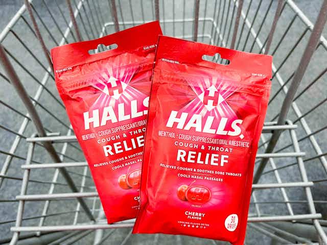Easy Deal on Halls Cough Drops, Only $1.39 at CVS — No Coupons Needed card image