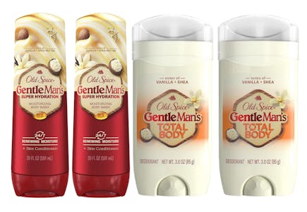4 Old Spice Gentleman Products