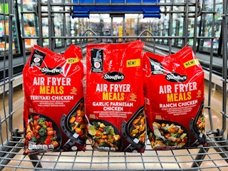 three stouffers air fryer meals in walmart cart