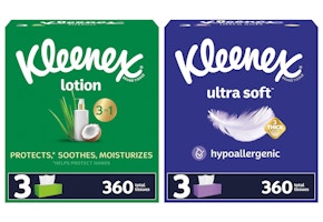 2 Kleenex Tissue 3-Packs