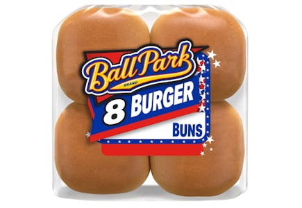 2 Ball Park Buns Packs