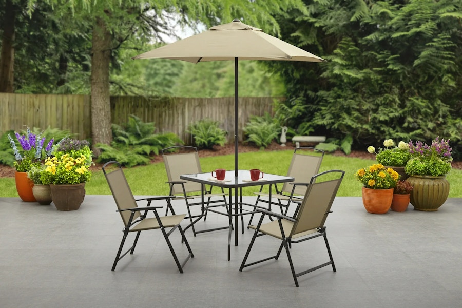 mainstays patio dining set