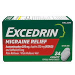 3 Excedrin Migraine Caplets Boxes