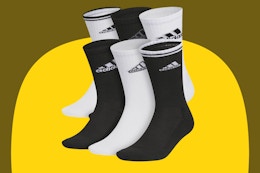 a bundle of crew socks