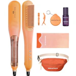 Steam Hair Straightener Brush Bundle