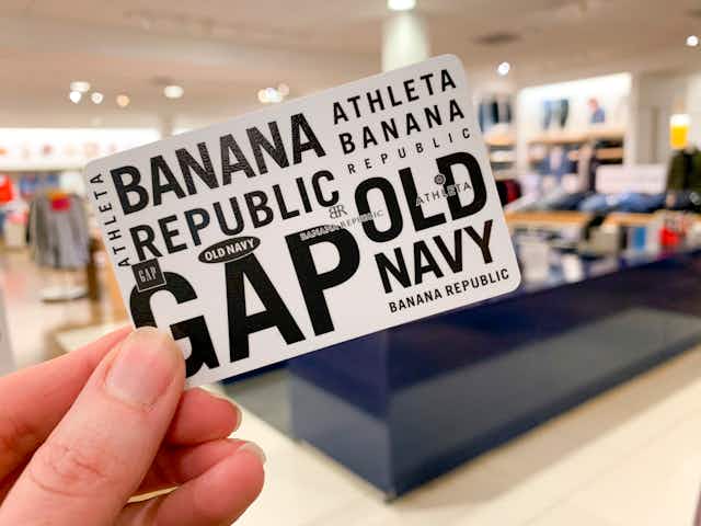 Get a $50 Gap Gift Card for $39.98 at Sam's Club card image