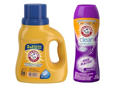 2 Arm & Hammer Laundry Products