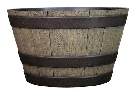 Style Selections Rustic Planter