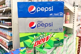 Pepsi Brand Soda 12-Packs, Only $4.75 Each at Target (No Coupons Needed) card image