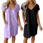 Women's Nightgowns 2-Pack