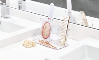 iDesign Clarity Plastic Hair Care Organizer