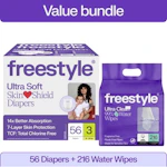 Freestyle Diapers & Wipes Bundle