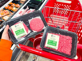 hamburger patties and ground beef