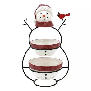 St. Nicholas Square Snowman Server
