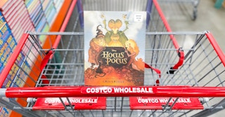 hocus pocus book in a cart at costco