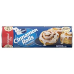 2 Pillsbury Cinnamon Rolls Packs
