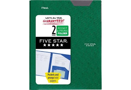 Five Star Plastic Folder