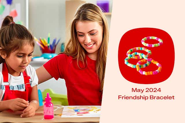 Michaels Crafts: Free Friendship Bracelet-Making This Saturday, May 25 card image